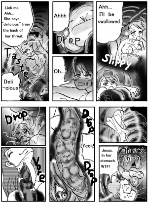 [Mashiba Kenta (Stuka)] The real vore of the gaintess & Man-sucking leech fear  - Page 5